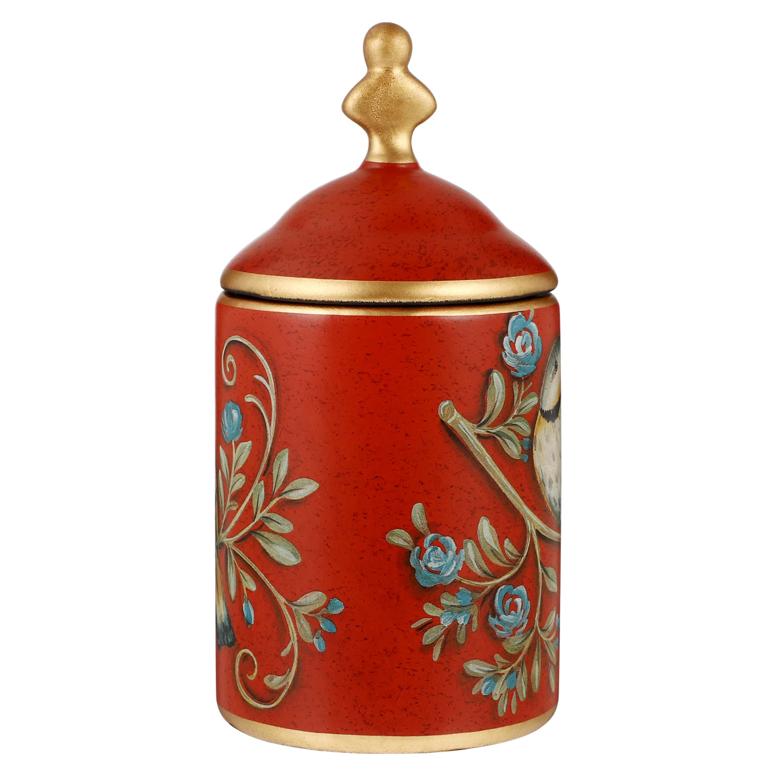 

Pastoral Style Storage Tank Candy Set Food Storage Canister Cafe Candy Jar Ceramics Coffee Canister