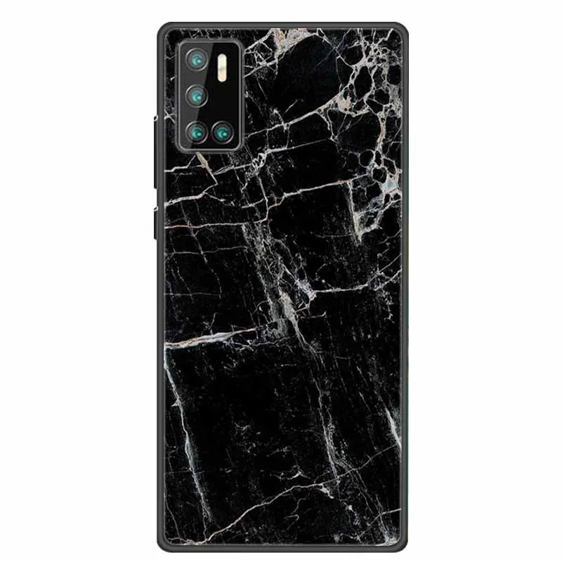 Чехол для Cubot P40 P30 P20 X19 X18 PLUS мраморный Мягкий чехол из искусственной кожи задняя