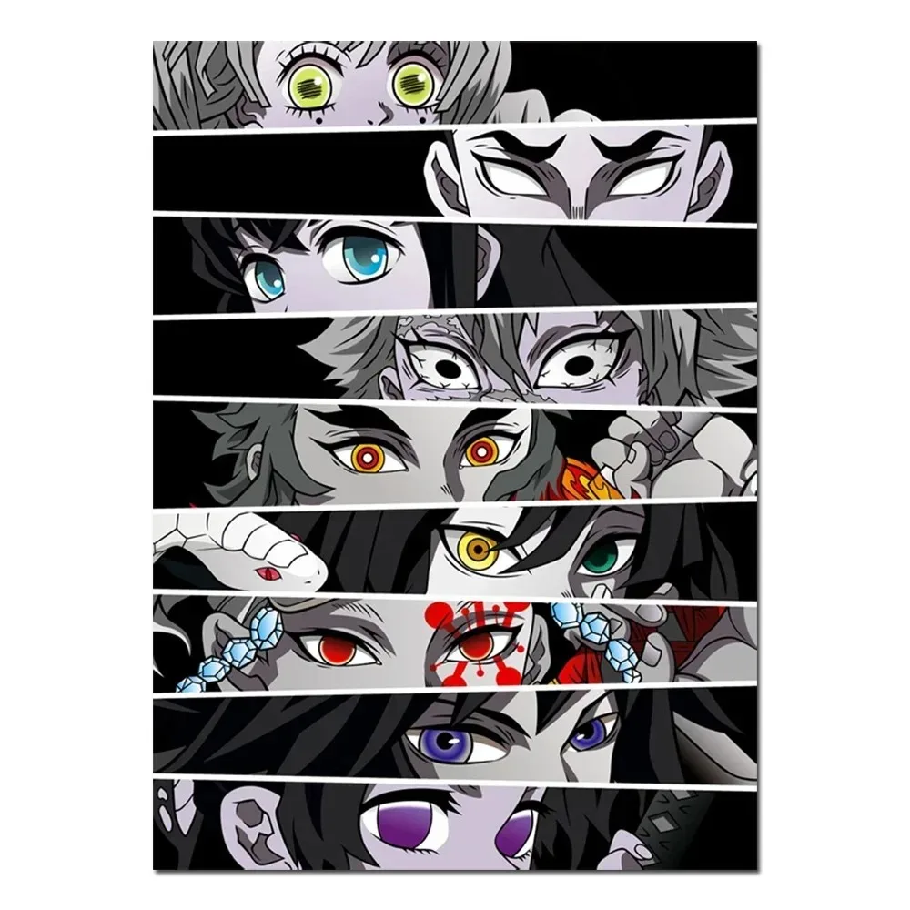 

Плакат Demon Slayer Kimetsu No Yaiba Hashira Печать на холсте