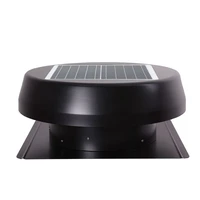 18W 14"  solar powered roof fan winter garden air exhaust commercial luxury house dome camping tent venting solar attic fan