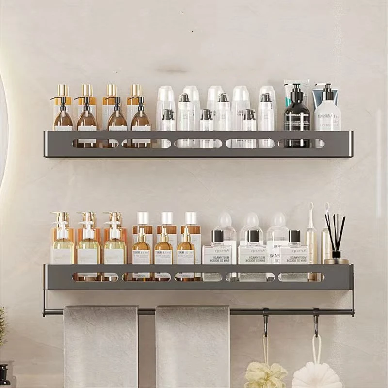 Стеллаж для хранения унитаза темно-серого цвета 20/25/30 см