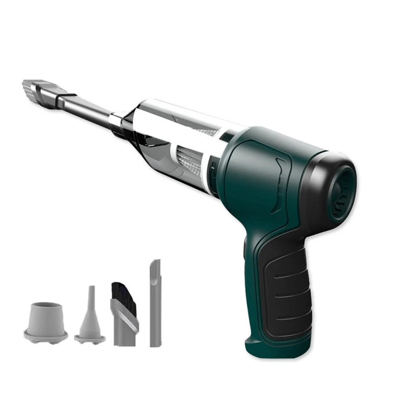 

120W Cordless Air Blower Handheld Portable Air Duster Mini 9000Pa Wireless Car Vacuum Cleaner Cyclonic Suction Home