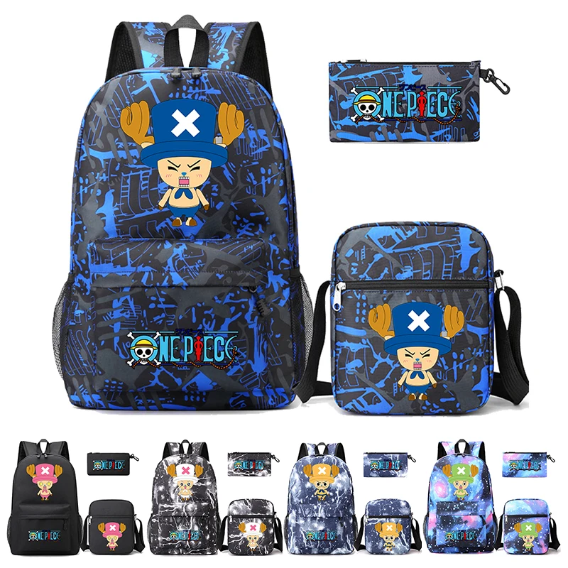 

Anime One Piece Backpack Sharingan Teenagers Student Schoolbag Boy Girl Back To School Uzumaki Big Capacity Cartoon Bags