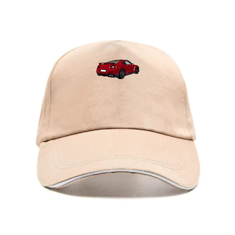 

Nissan GTR Red Car Back at Angle -Baseball Cap for present - full colour print high quality MUF-12126 men Bill Hat