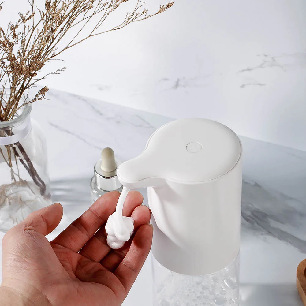 

White Automatic Soap Dispenser Foam Kitchen Soap Detergent Dispenser Smart Home Bathroom Accessories Automatic Hand Soap