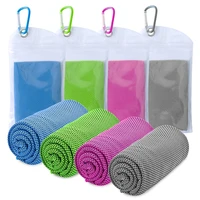 4pcs cooling towel microfiber towel super absorbent breathable chilly towels cooling towel sports workout fitness travel