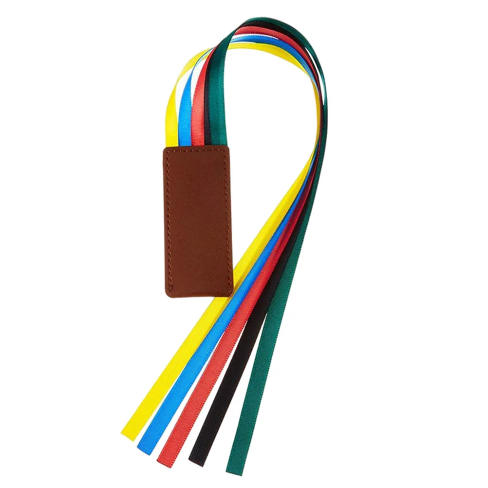 

Bookmark Ribbon Ribbons Colorful Markers Bible Book Leatherette Artificial Accessories Office Reading Replacement String Marker
