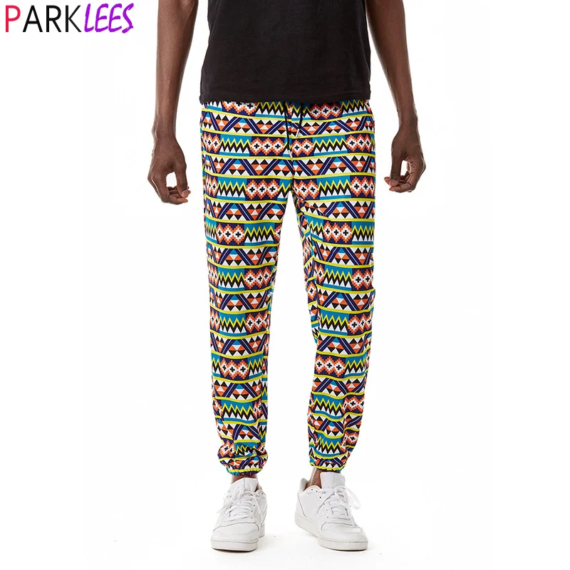 

African Print Jogger Pants for Men Brand Hip Hop Hippie Joggers Sweatpants Harajuku Casual Streetwear Traditional Trousers 2XL