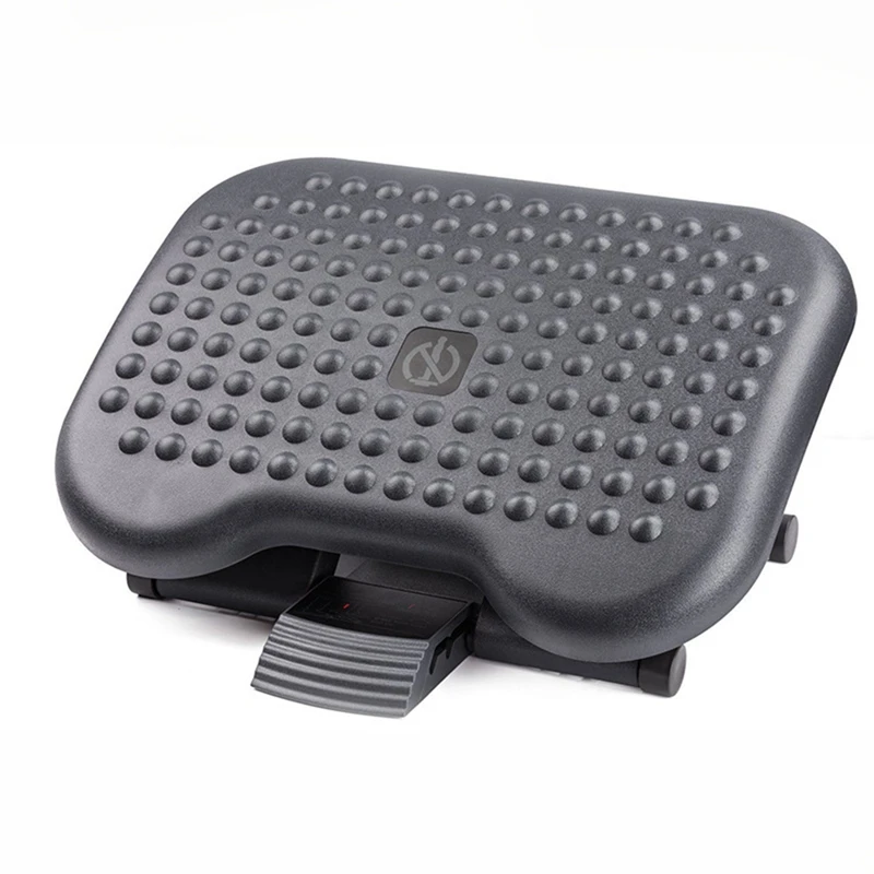 

Foot Rest, 3 Height Under Desk Foot Rest, Foot Stool With Tilt Angle Adjustment, Massage Surface Texture For Office