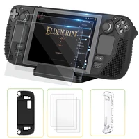 soft shell storage case for valve steam deck game console portable travel case cover for steam deck screen protector