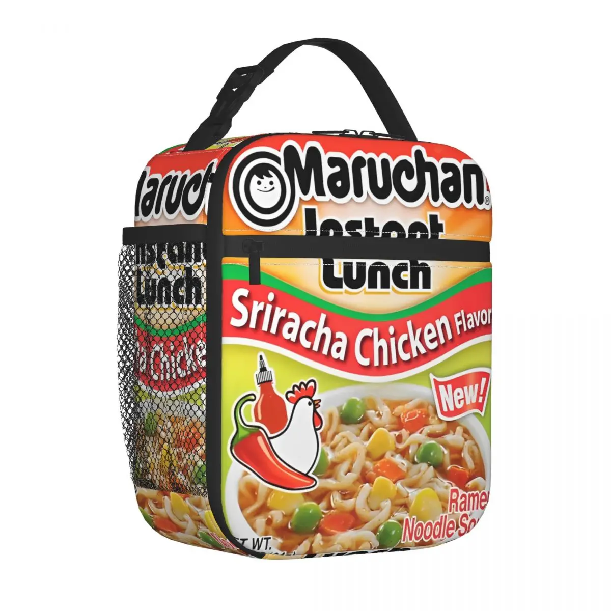 Суп с лапшой Ramen изолированная сумка для обеда со вкусом курицы контейнер