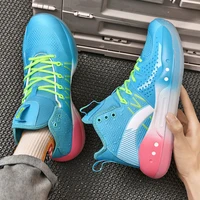 2022 free shipping mens basketball shoes breathable cushioning non slip wearable sports shoes gym training athletic sneakers