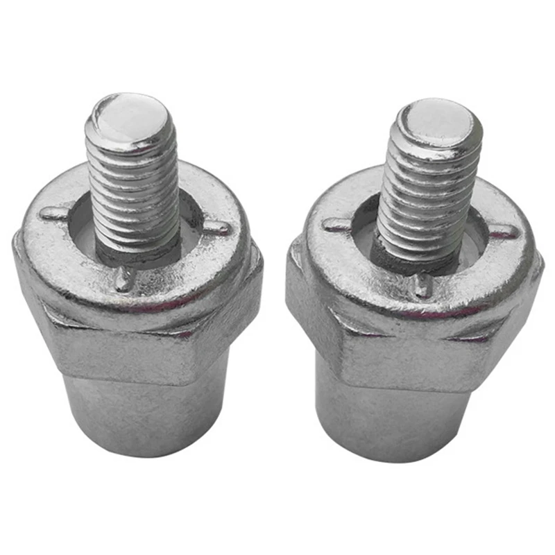 

4 Pair Zinc Alloy Battery Side Terminal Charging Posts Fit 8Mm Positive (+) Or Negative (-) Battery Cable Terminals
