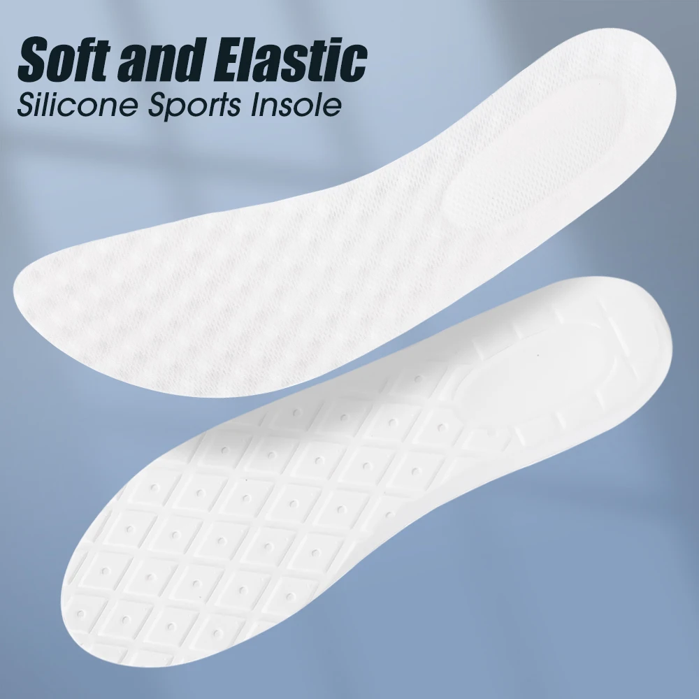 Latex Sport Insoles for Men Women Soft High Elasticity Insole Running Shoes Pad Deodorant Orthopedic Arch Support Insert Cushion