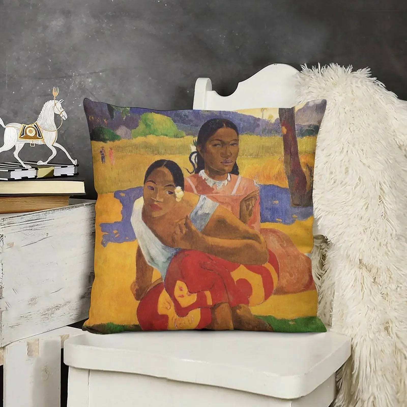 Nafea Faa Ipoipo' - Paul Gauguin Декоративная подушка Рождественские наволочки Чехлы для