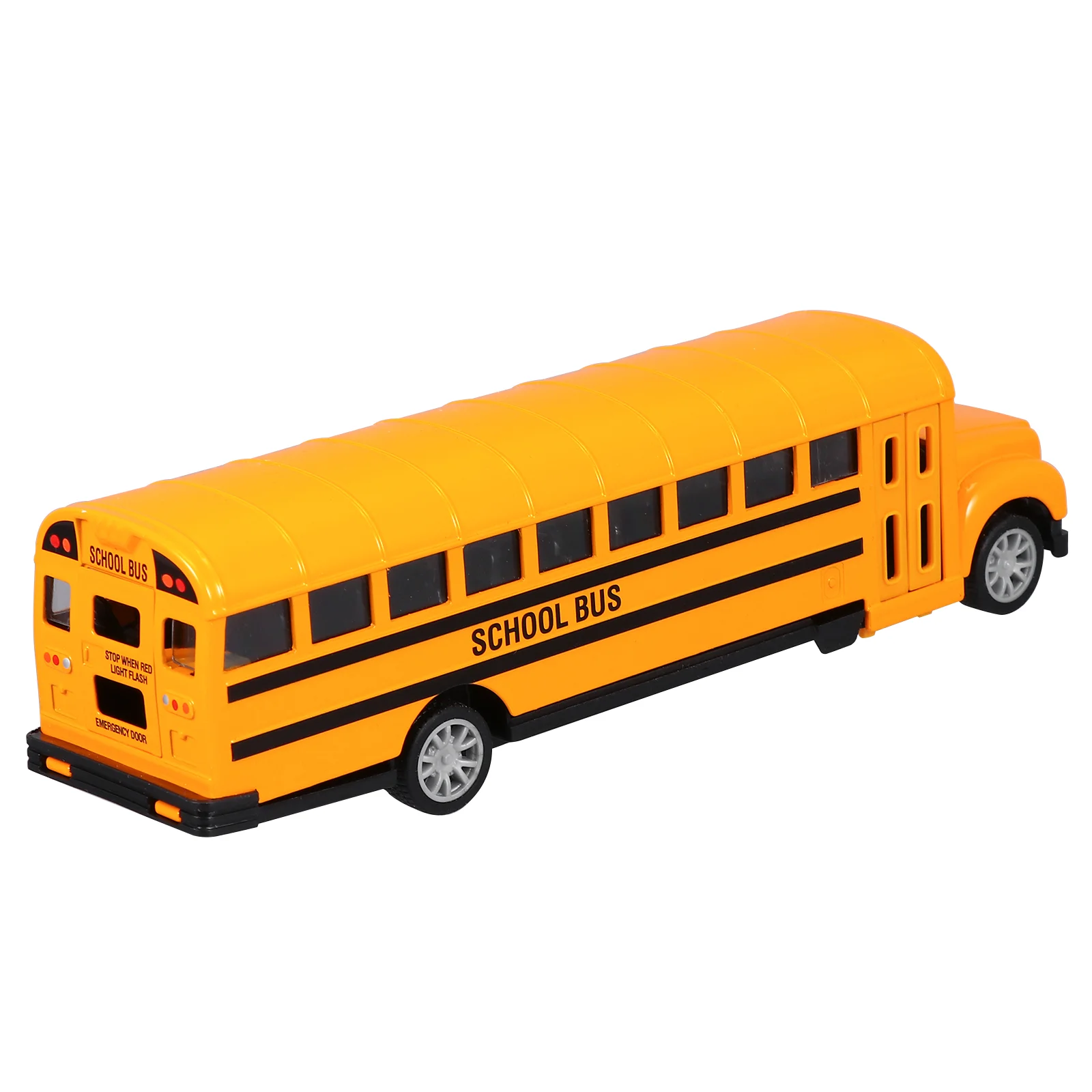 School Bus Model, Die Cast Back Vehicles Cars 8. 46In Educational Gift for Kids images - 6