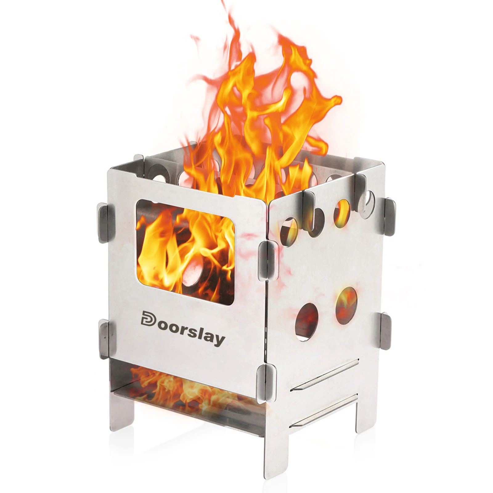 Портативная Легкая Складная Деревянная Плита Из Нержавеющей Стали