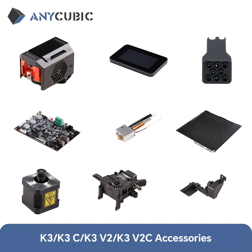 Фото ANYCUBIC оригинальный Kobra 3 Kobra 3 Combo Kobra 3 V2 FDM аксессуары для 3D-принтеров печатающая головка в сборе материнская плата экструдера №1