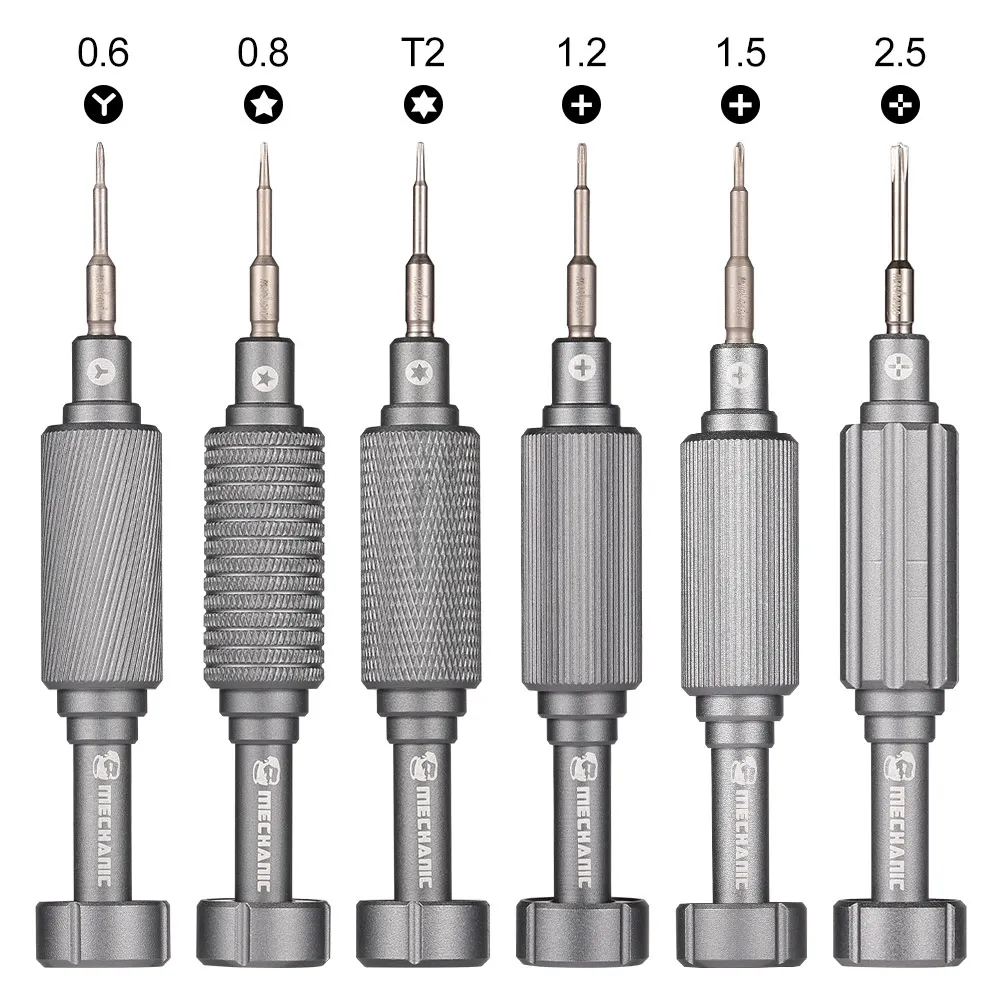 

FOR MECHANIC Mortar Mini 6-in-1 Screwdrivers Kit for Mobile Repair Tool screw driver Magnetic screwdriver set