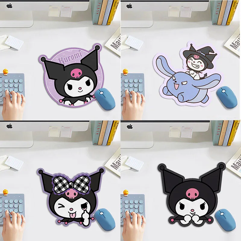 

30*30CM Kuromi Mouse Pad Kawaii Sanrio Creative Anime Leather Desk Pad Waterproof and Oilproof Office Supplies Birthday Gift