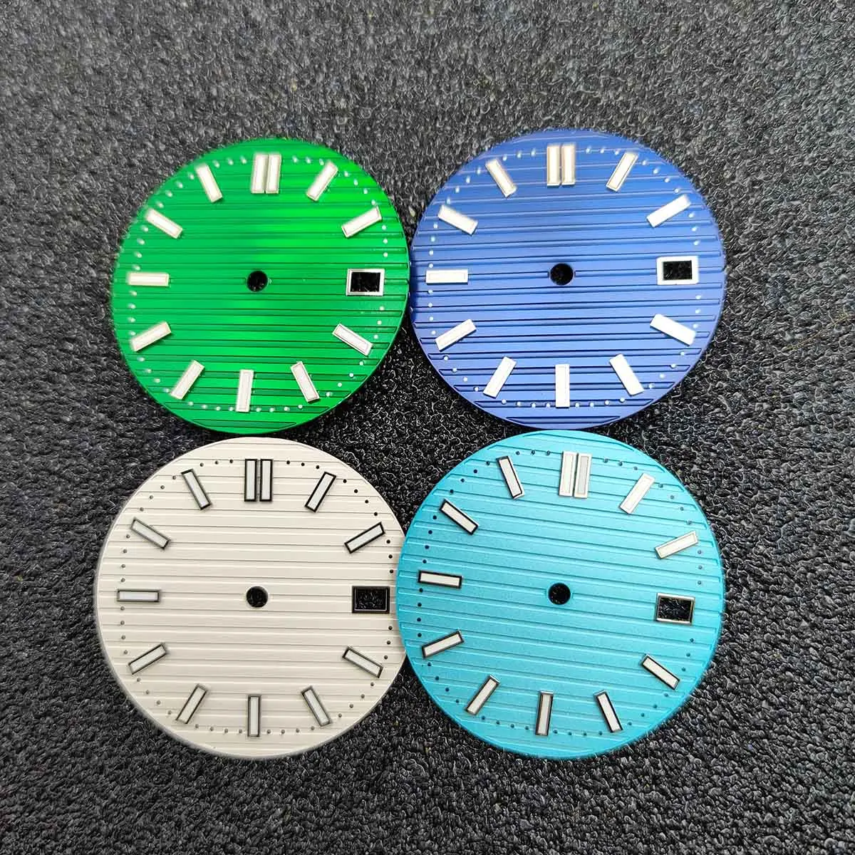 Циферблат для часов с календарем диаметром 29 7 мм без светящегося циферблата NH35