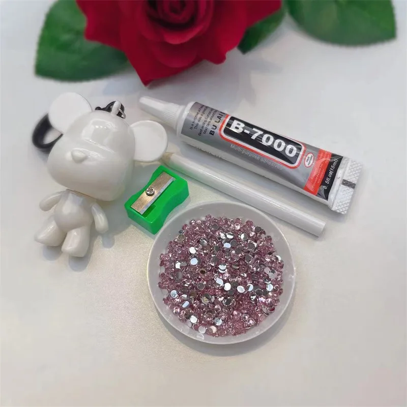 

Violent Bear Diamond Painting Keychain Keyring Diamond Embroidery Jewelry Cross Stitch Bag Pendant Kids Bag Ornament Gift