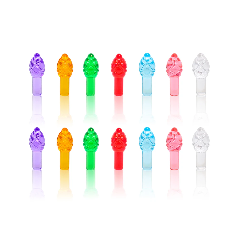

50PCS Multicolor Ceramic Christmas Tree Bulb Handmade Accessories Home Decoration Replacement Bulb Christmas Tree Ornament