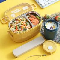 stainless steel insulation lunch box bento box for school kids office worker microwae heating lunch container food storage case