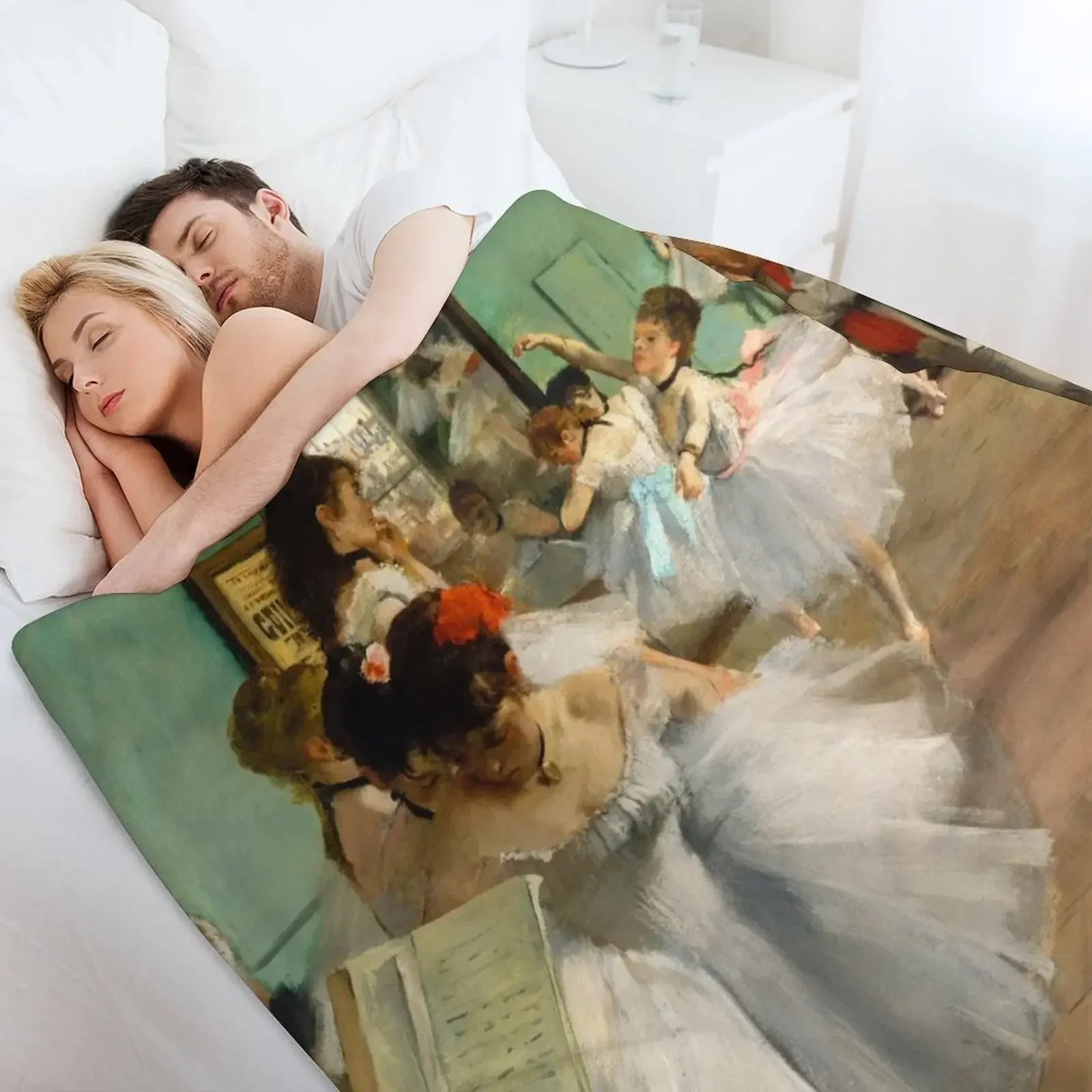 Дегазированные балерины-Танцевальный класс одеяло красивые пушистые одеяла