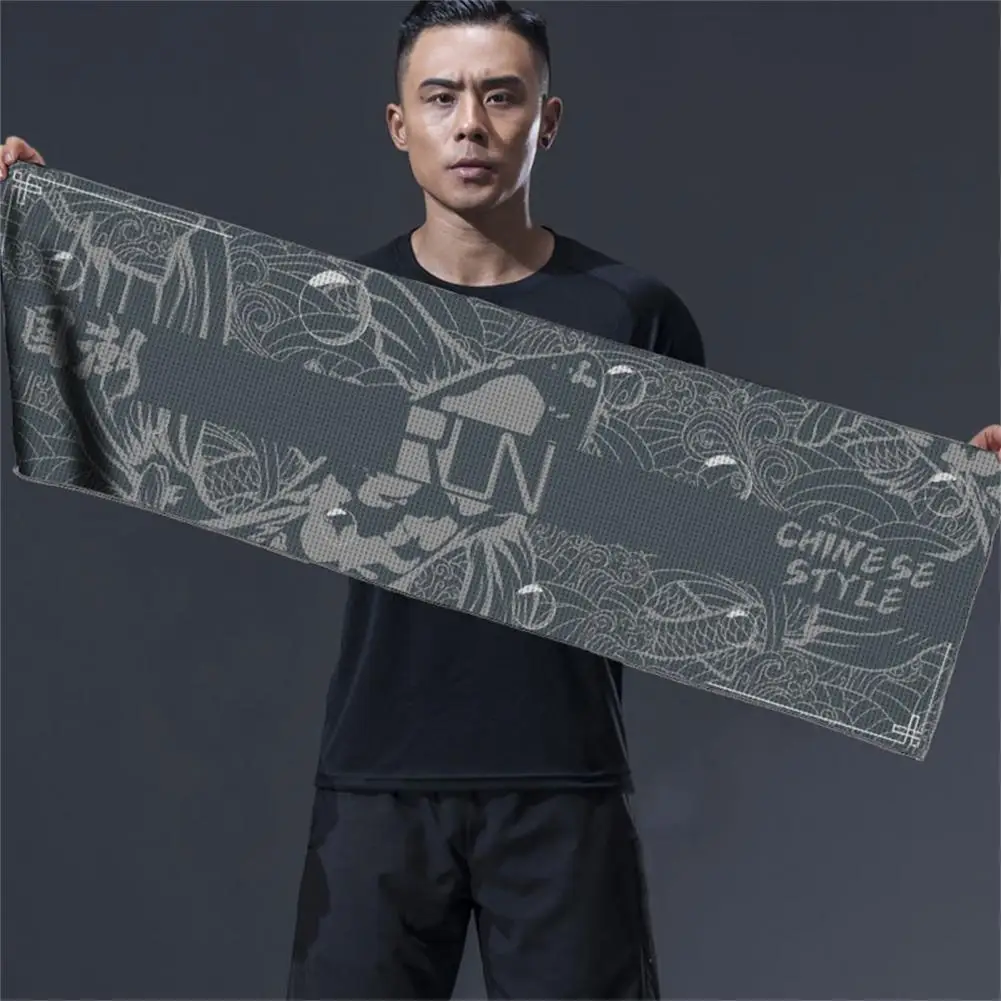 

Polyester Practical Gym Basketball Wet Ice Towel Outdoor Indoor Use Reusable Body Towel Quick Dry for Gift