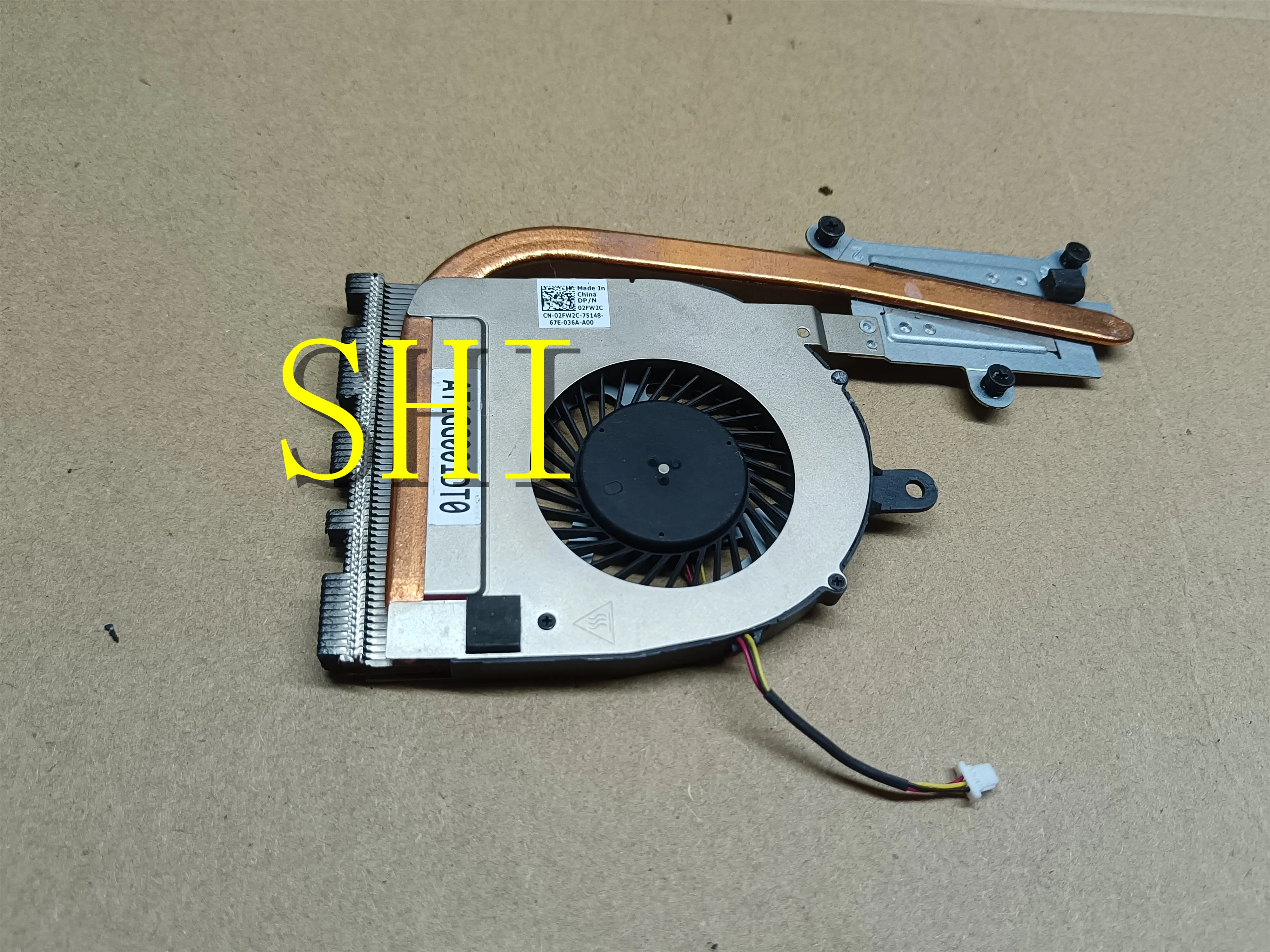 

02FW2C FOR Dell 15-5559 5459 radiator copper tube fan AT1GG001DT0 2FW2C 100% test ok Free Shipping