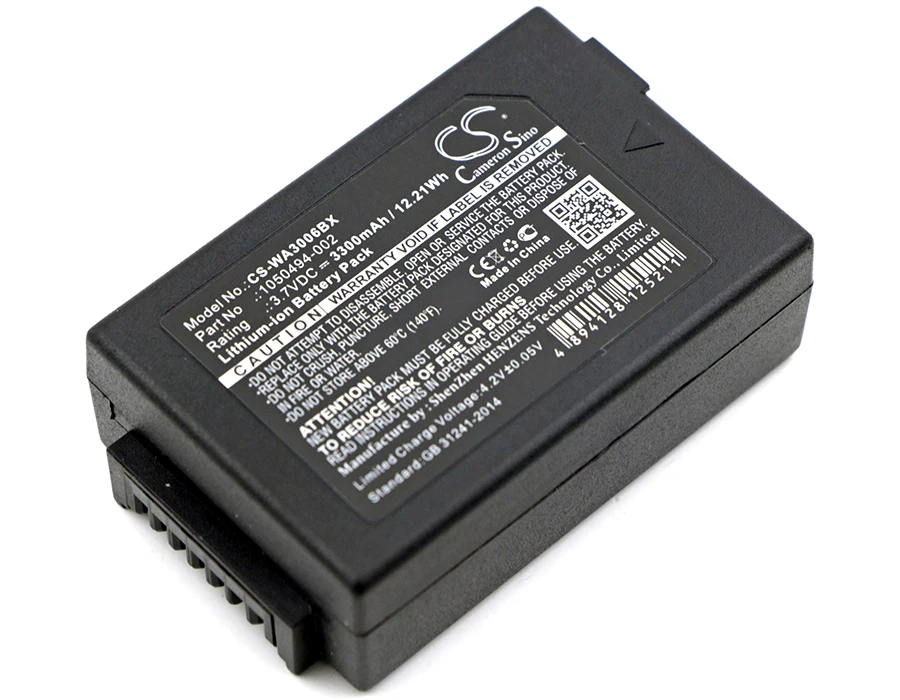

CS 3300mAh / 12.21Wh battery for Zebra WorkAbout Pro 4, WorkAbout Pro G4