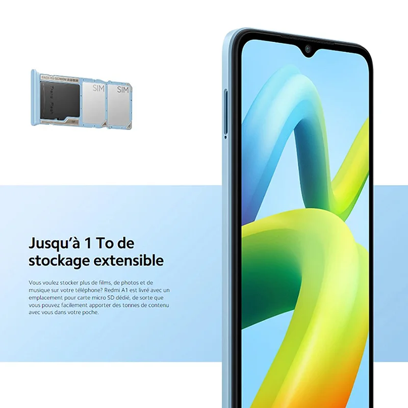 Cena Globalna Wersja Xiaomi Redmi A1 Smartphone 2 GB + 32 GB MTK Helio A22 Kamera 8mp Szybkie ładowanie 10W Bateria 5000mAh światowa Premiera