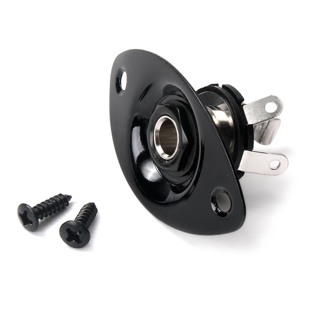 Внутренний 1/4-дюймовый овальный гитарный звукосниматель выходной вход разъем 635