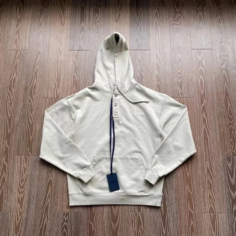 

KITH Godfather Fleece Hoodie Sweatshirts Men Women Box Logo Black Pullover Hooded