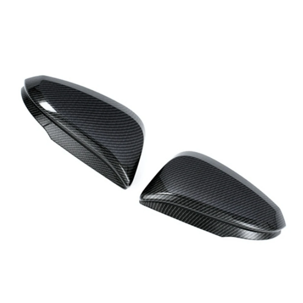 

For Toyota Harrier Venza 2020-2022 Carbon Fiber Car Side Rearview Mirror Cover Trim Cap Decoration Shell Accessories