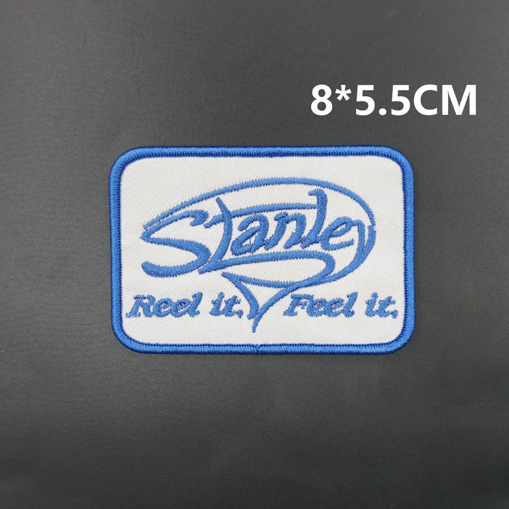 

Bagley Fish Rebel Embroidered Patches with Hook backing