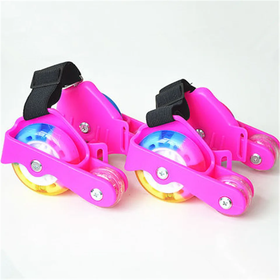 

2021 hot modelsChildren Inline Skate Roller Skating Shoes Helmet Knee Protector Gear Adjustable Flashing Wheels