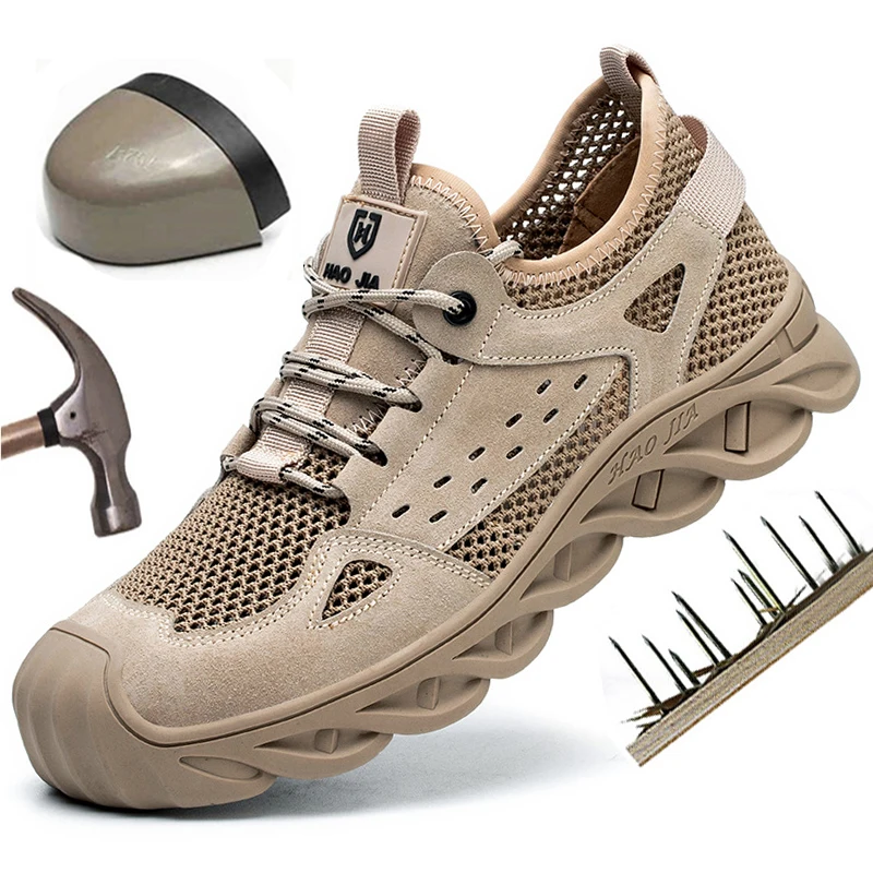 

Summer Insulated 6kv Safety Shoes Men Breathable Work Sneakers Steel Toe Shoes Male Anti-puncture Industrial Protective Boots 47