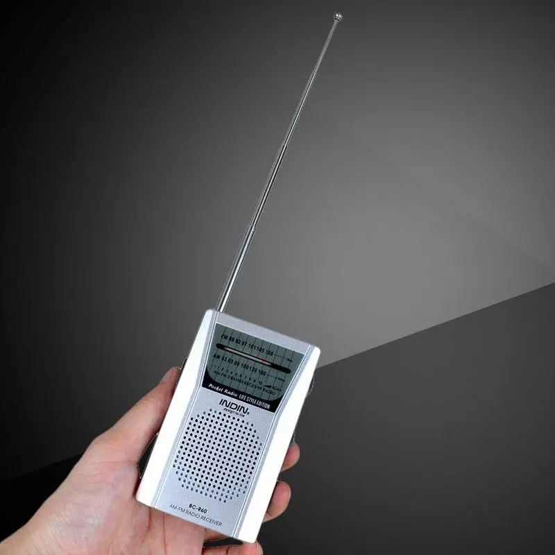 Карманное мини-радио телескопическая антенна мини AM/FM-диапазон мировое радио