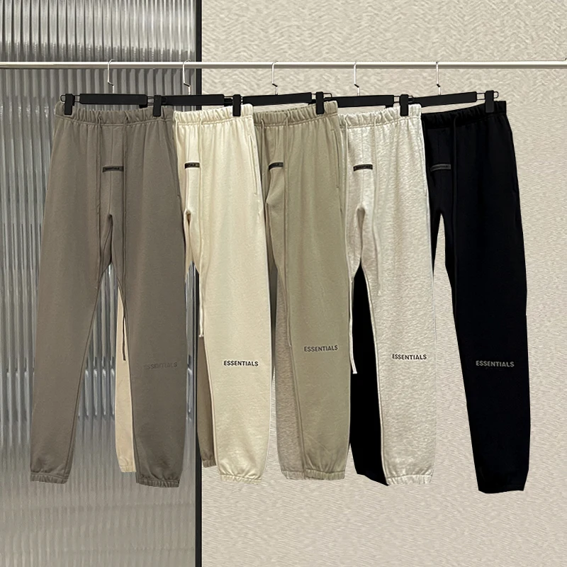 

Высококачественные спортивные штаны для бега fw21, спортивные штаны, Модные свободные хлопковые спортивные штаны унисекс со светоотражающим...