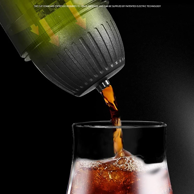 Портативная американская кофемашина автоматическая мини-кофеварка для эспрессо