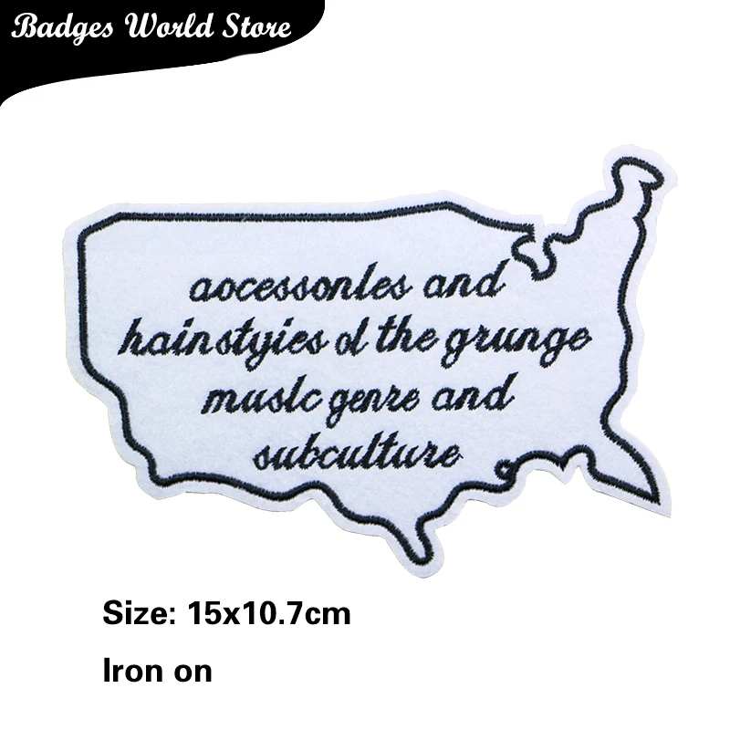 Круглая звезда автомобиль ракета карта США регби щит икона вышивка аппликация