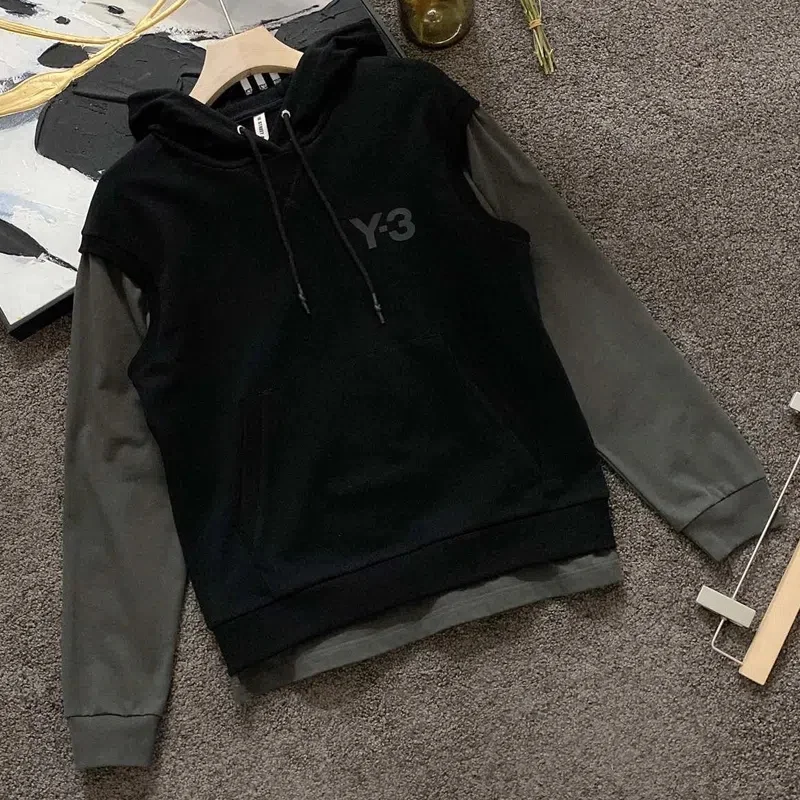 

Y-3 Y3 22AW Autumn And Winter Fashionable New Style Multi Panel Hoodie Men's And Women's Loose Casual Coat Top
