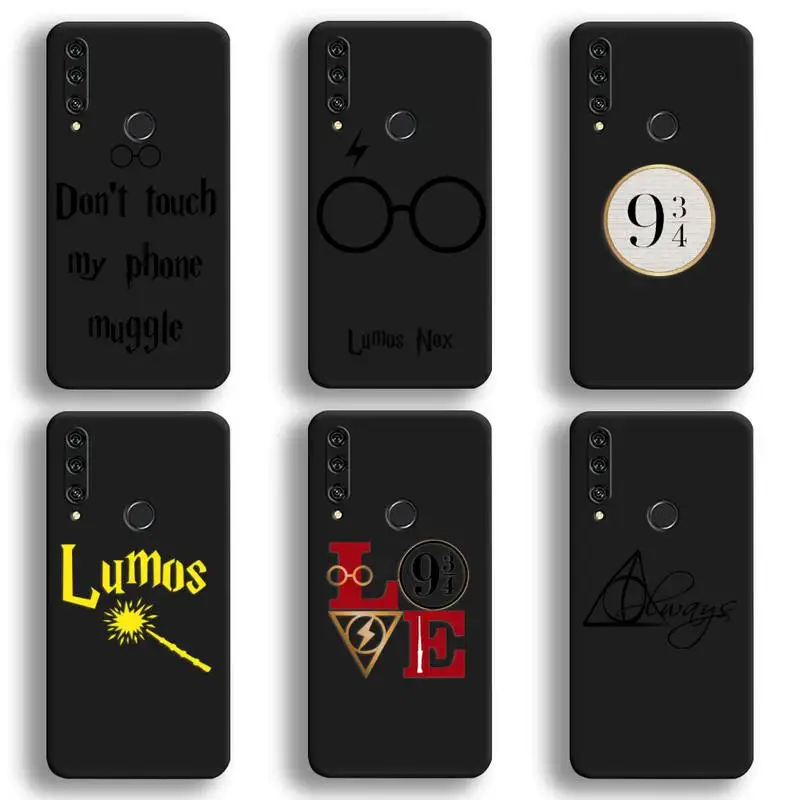 

Potter Movie-Design Harries Cartoon Weasley Twins Malfoy Phone Case For Huawei Y6P Y8S Y8P Y5II Y5 Y6 2019 P Smart Prime Pro