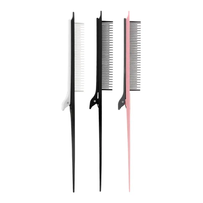 Brush Styling Comb Tool Weave With Hair Clip