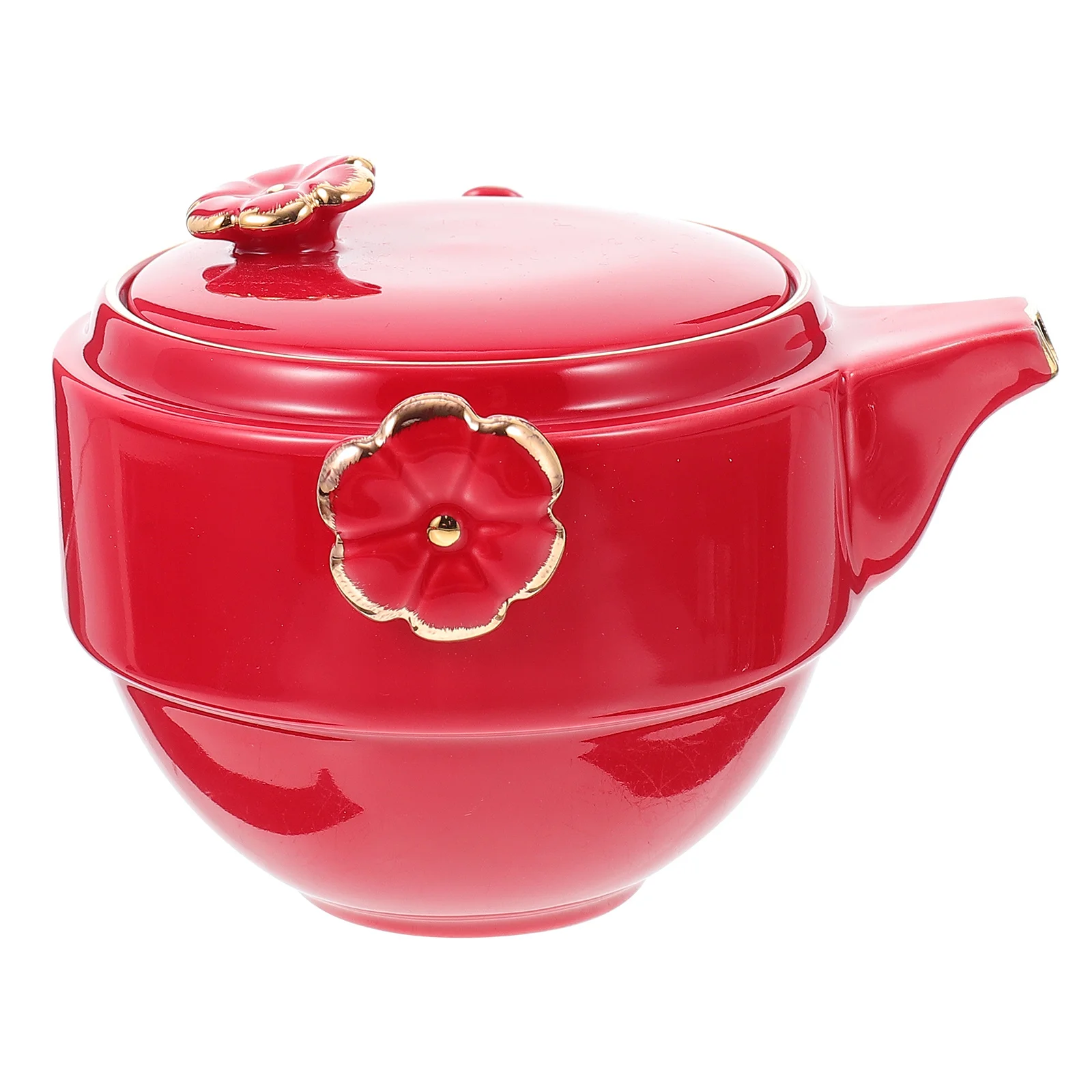 

1 Set of Decorative Tea Set Household Tea Kettle Adorable Tea Pot Fortune Cat Teapot