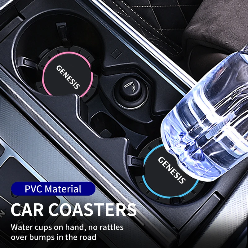 2 шт. автомобильные кожаные подставки нескользящие силиконовые вкладыши для