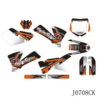 full graphics decals stickers motorcycle background custom number for ktm sx 65 sx65 2001 2002 2003 2004 2005 2006 2007 2008