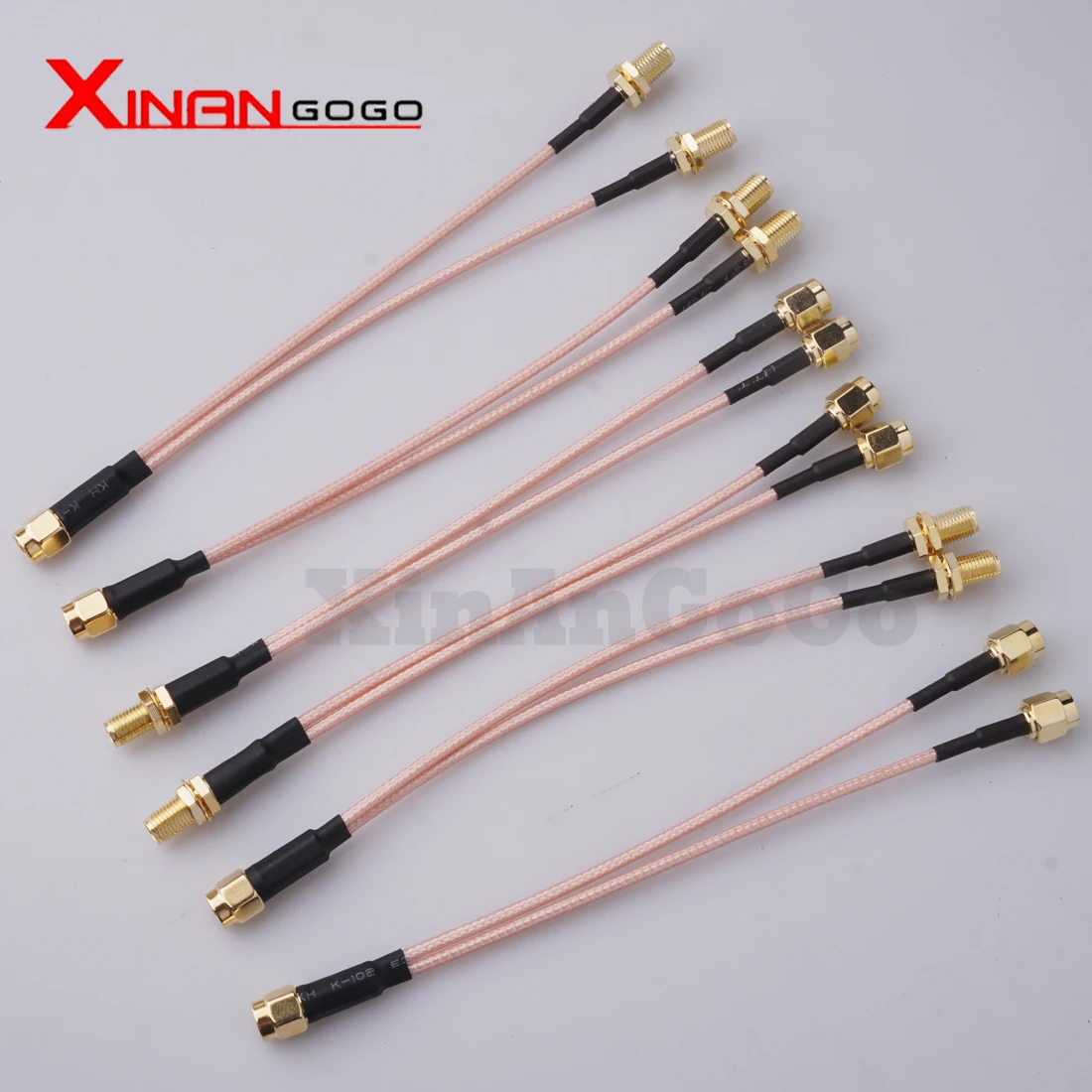 SMA Female to Y Type 2 X SMA Male Connector Splitter Combiner Cable Pigtail 1 to 2 SMA Cable RG 316 15CM